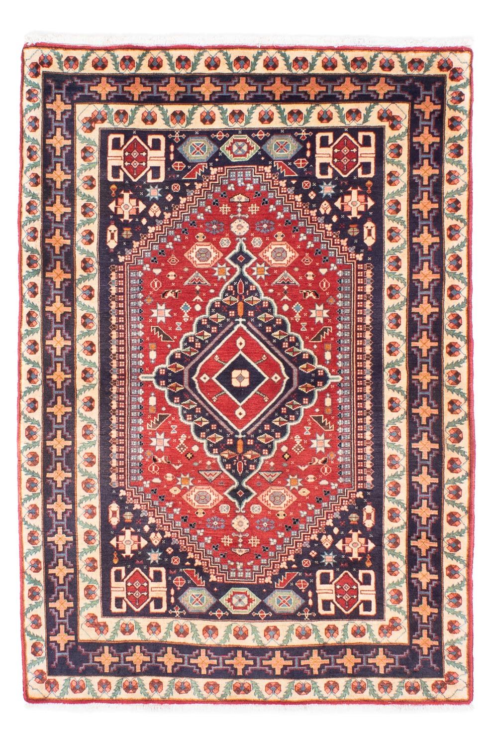 Tappeto Persero - Nomade - 180 x 122 cm - rosso scuro