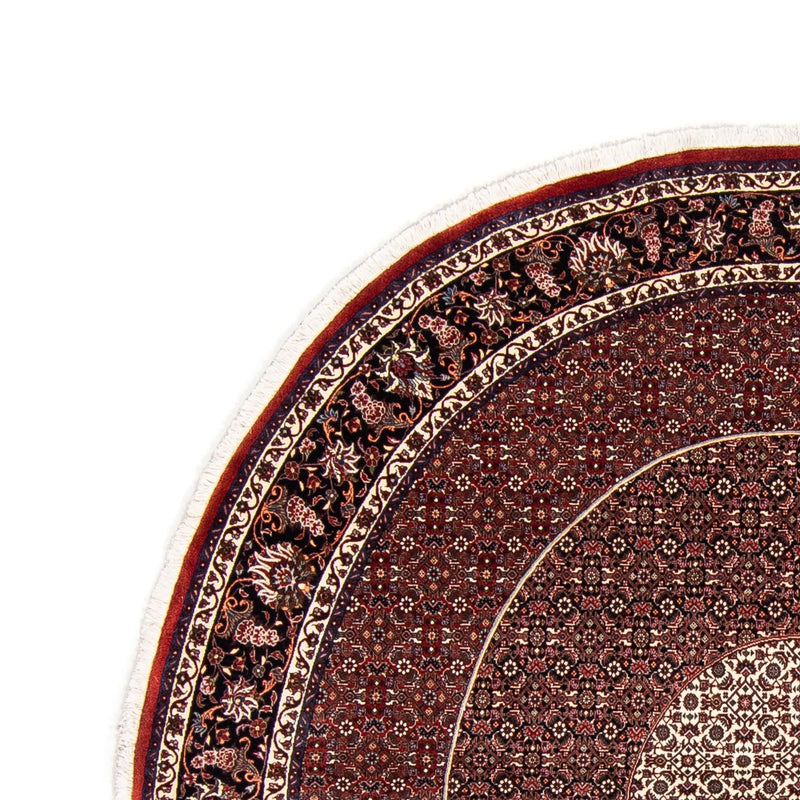 Tappeto Persero - Bidjar rotondo  - 247 x 247 cm - rosso scuro