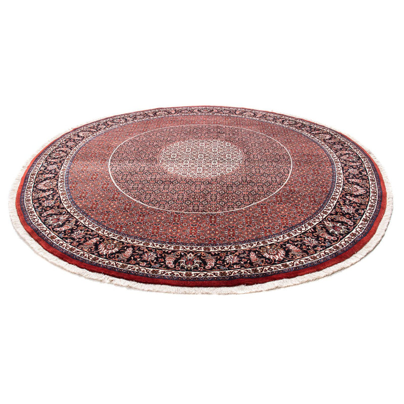 Tappeto Persero - Bidjar rotondo  - 247 x 247 cm - rosso scuro