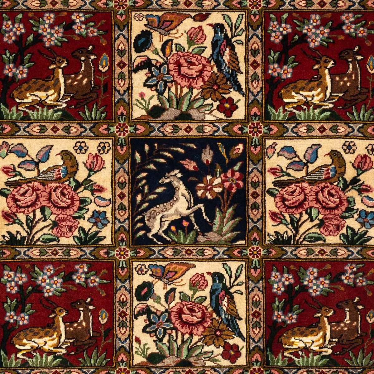 Tappeto Persero - Nomade - 148 x 103 cm - rosso scuro