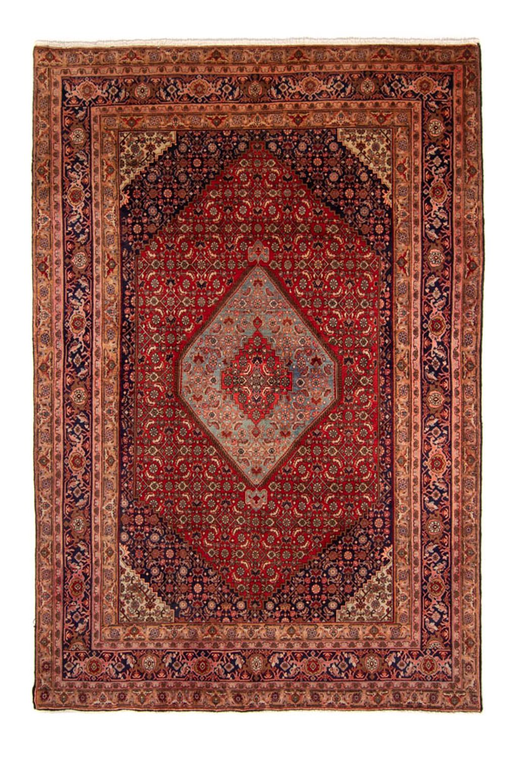Tappeto Persero - Bidjar - 332 x 228 cm - rosso scuro