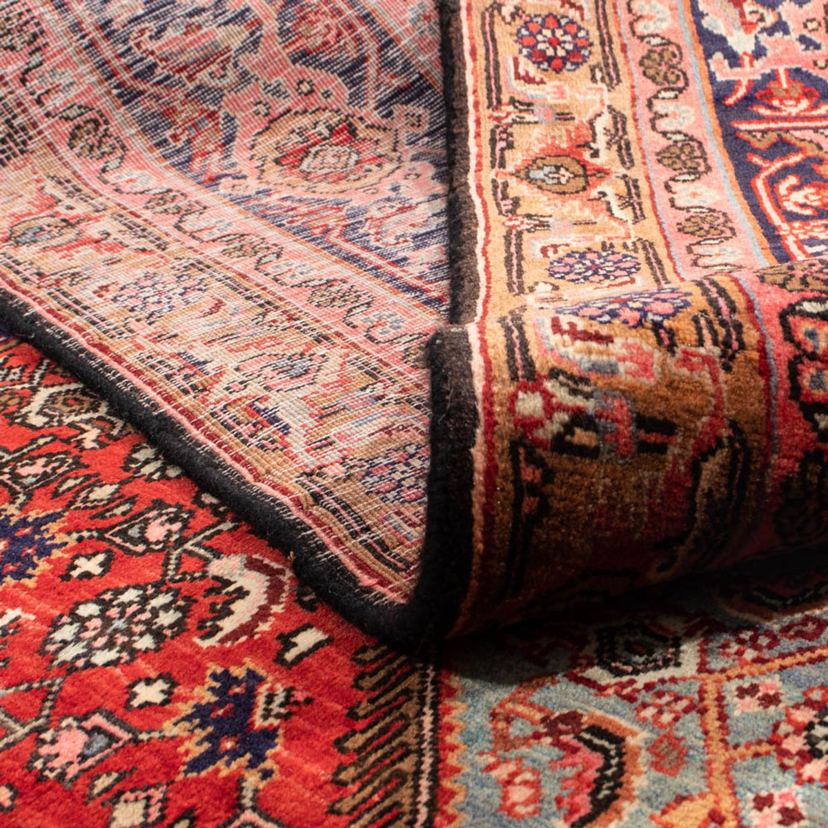 Tappeto Persero - Bidjar - 332 x 228 cm - rosso scuro