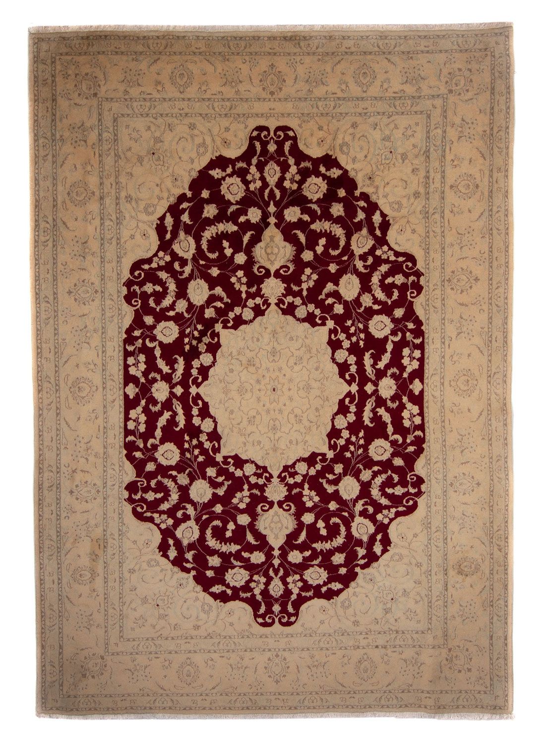 Tappeto Persero - Nain - 337 x 243 cm - marrone chiaro