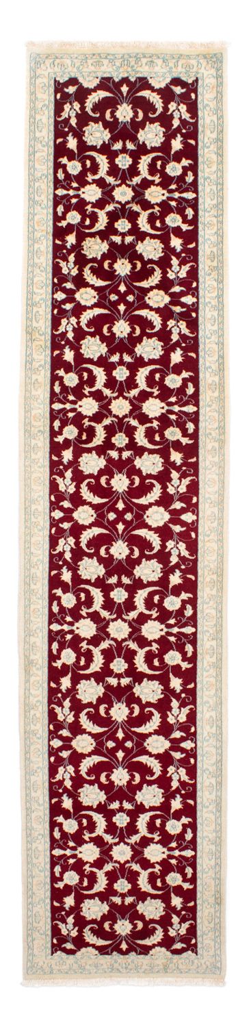 Tappeto corsia Tappeto Persero - Nain - 382 x 83 cm - rosso scuro