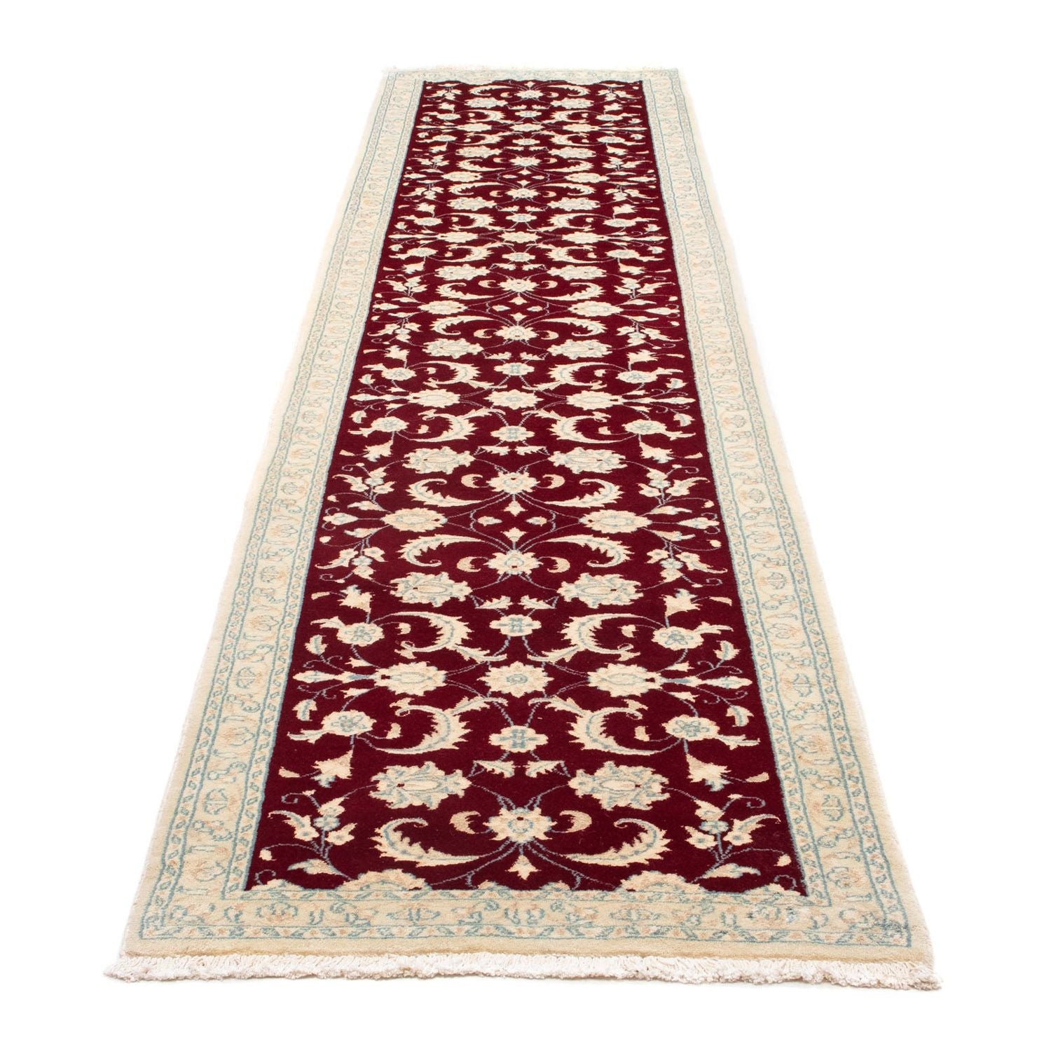 Tappeto corsia Tappeto Persero - Nain - 382 x 83 cm - rosso scuro