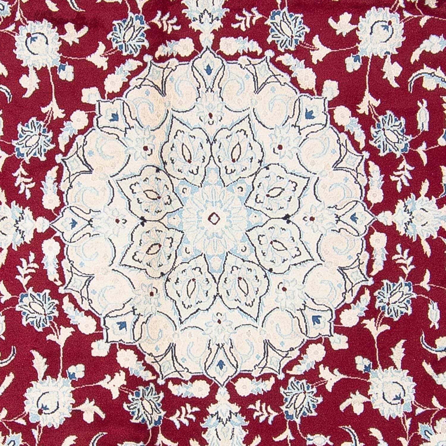 Tappeto Persero - Nain rotondo  - 293 x 293 cm - rosso scuro