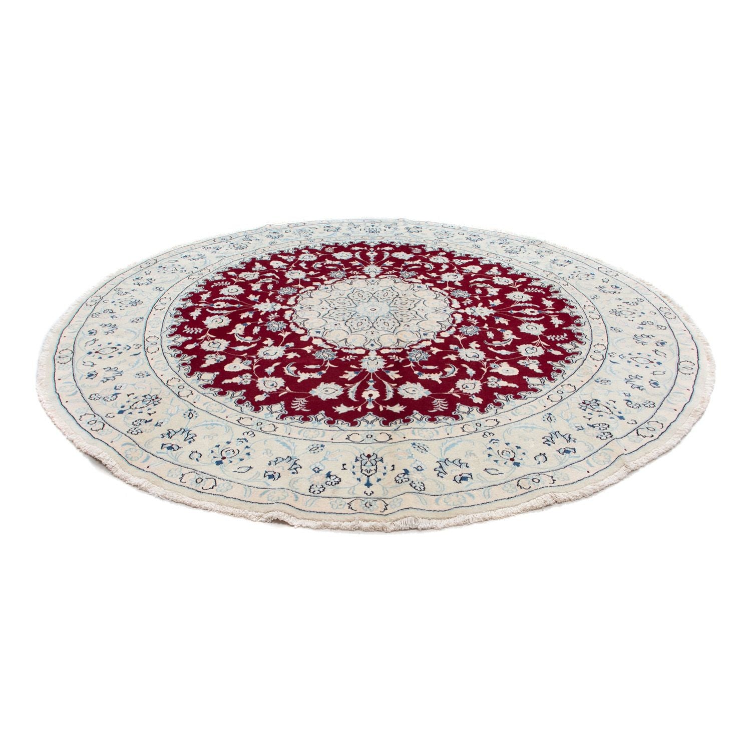 Tappeto Persero - Nain rotondo  - 293 x 293 cm - rosso scuro