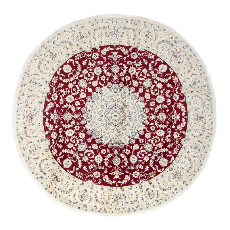 Tappeto Persero - Nain rotondo  - 300 x 300 cm - rosso scuro