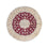 Tappeto Persero - Nain rotondo  - 246 x 246 cm - rosso scuro