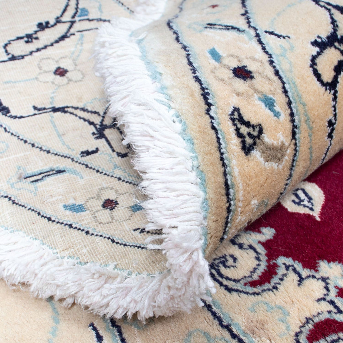 Tappeto Persero - Nain rotondo  - 246 x 246 cm - rosso scuro