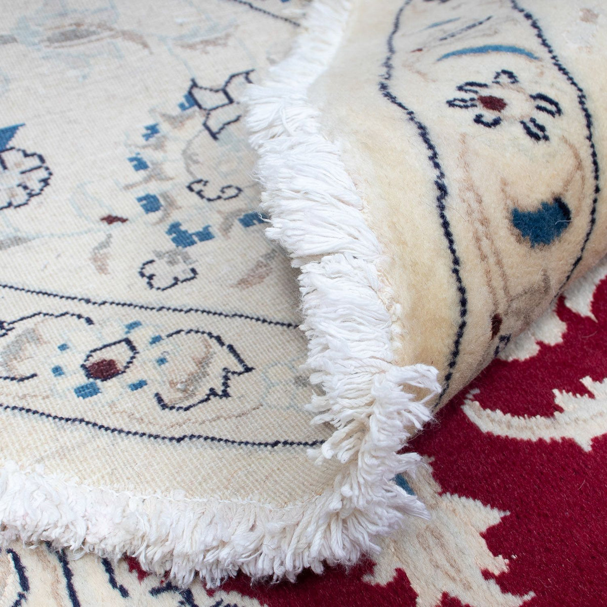 Tappeto Persero - Nain rotondo  - 280 x 280 cm - rosso scuro