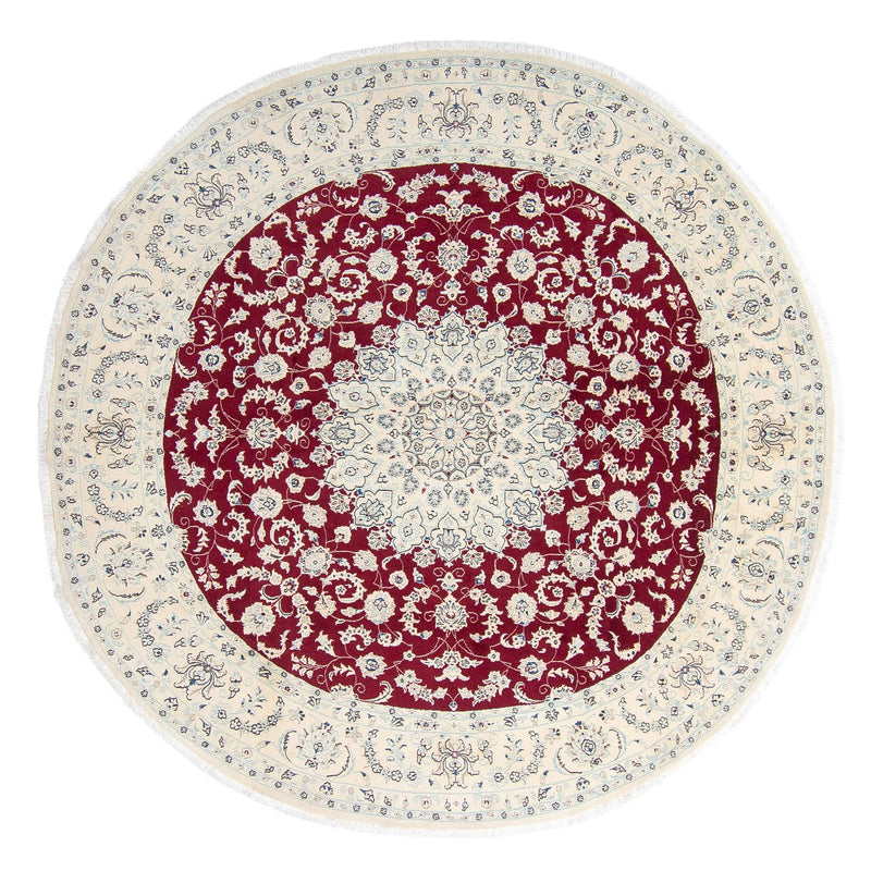 Tappeto Persero - Nain rotondo  - 302 x 302 cm - rosso scuro