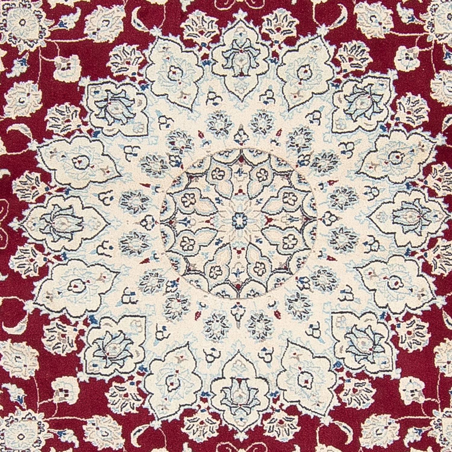 Tappeto Persero - Nain rotondo  - 302 x 302 cm - rosso scuro