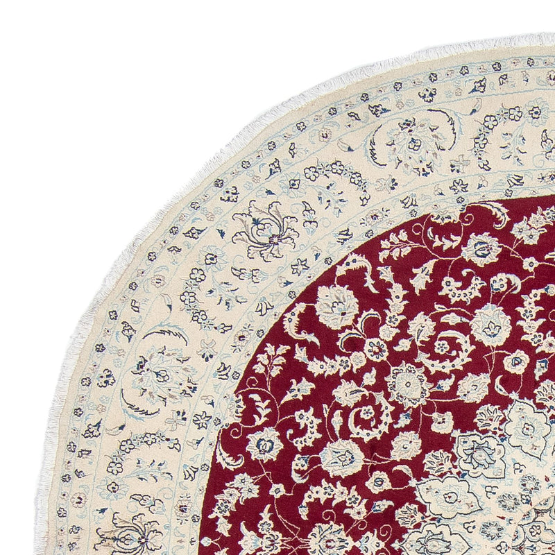 Tappeto Persero - Nain rotondo  - 302 x 302 cm - rosso scuro