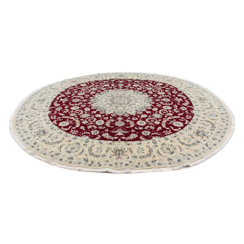 Tappeto Persero - Nain rotondo  - 302 x 302 cm - rosso scuro