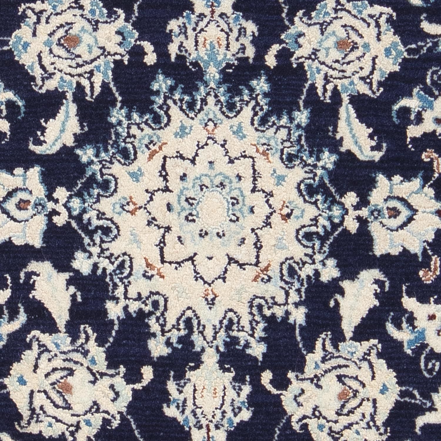 Tappeto Persero - Nain - 85 x 55 cm - blu scuro