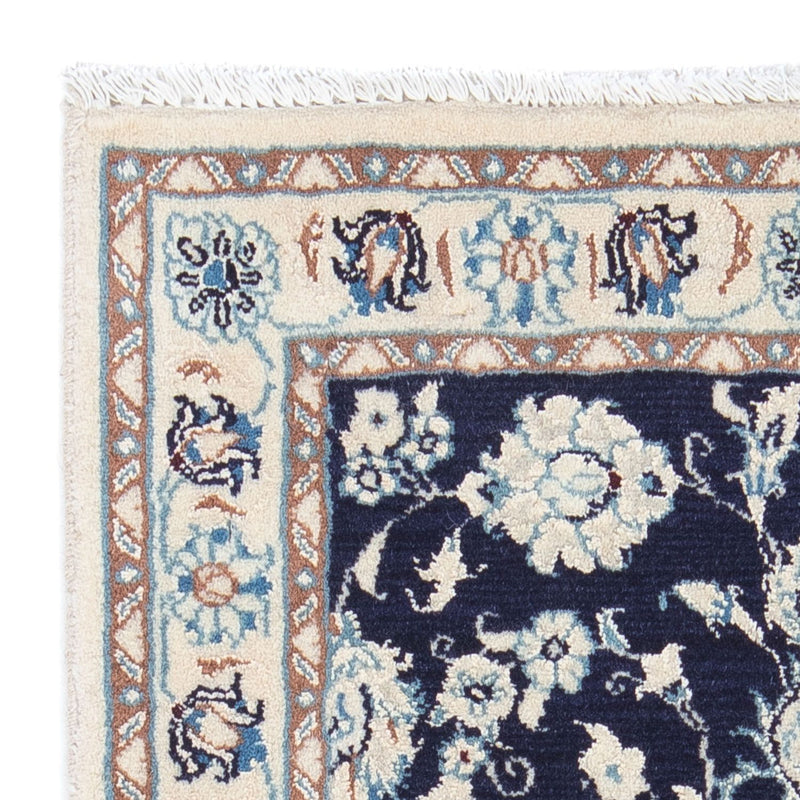 Tappeto Persero - Nain - 85 x 55 cm - blu scuro