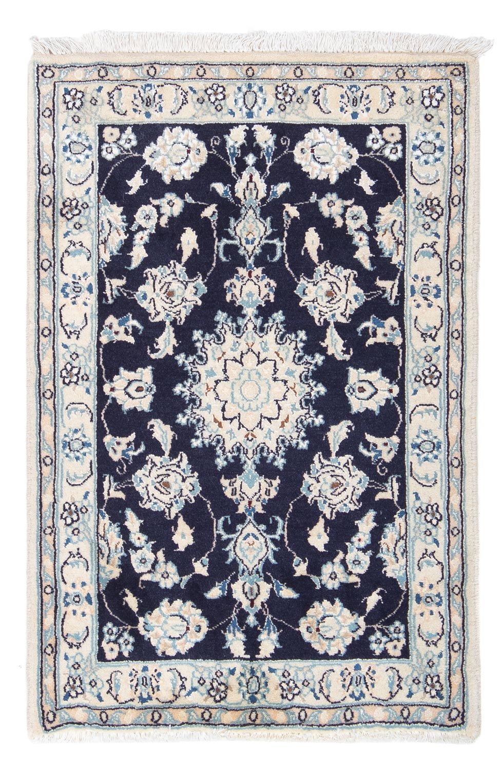 Tappeto Persero - Nain - 85 x 55 cm - blu scuro
