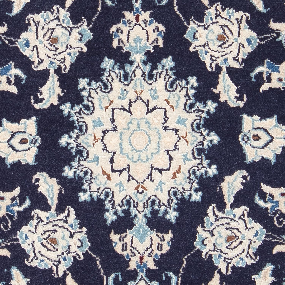 Tappeto Persero - Nain - 85 x 55 cm - blu scuro