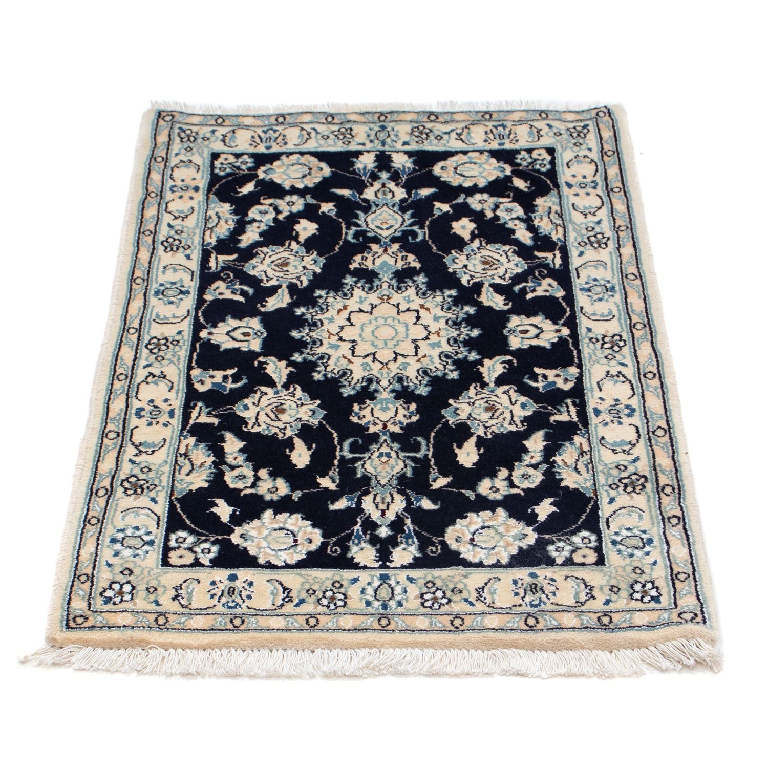 Tappeto Persero - Nain - 85 x 55 cm - blu scuro