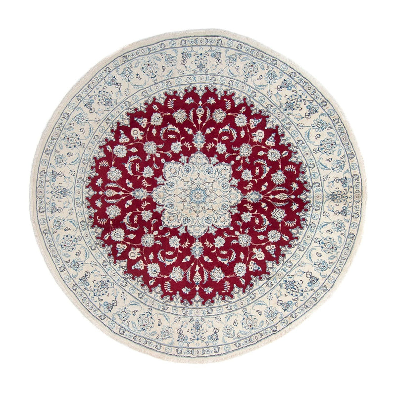 Tappeto Persero - Nain rotondo  - 290 x 290 cm - rosso scuro