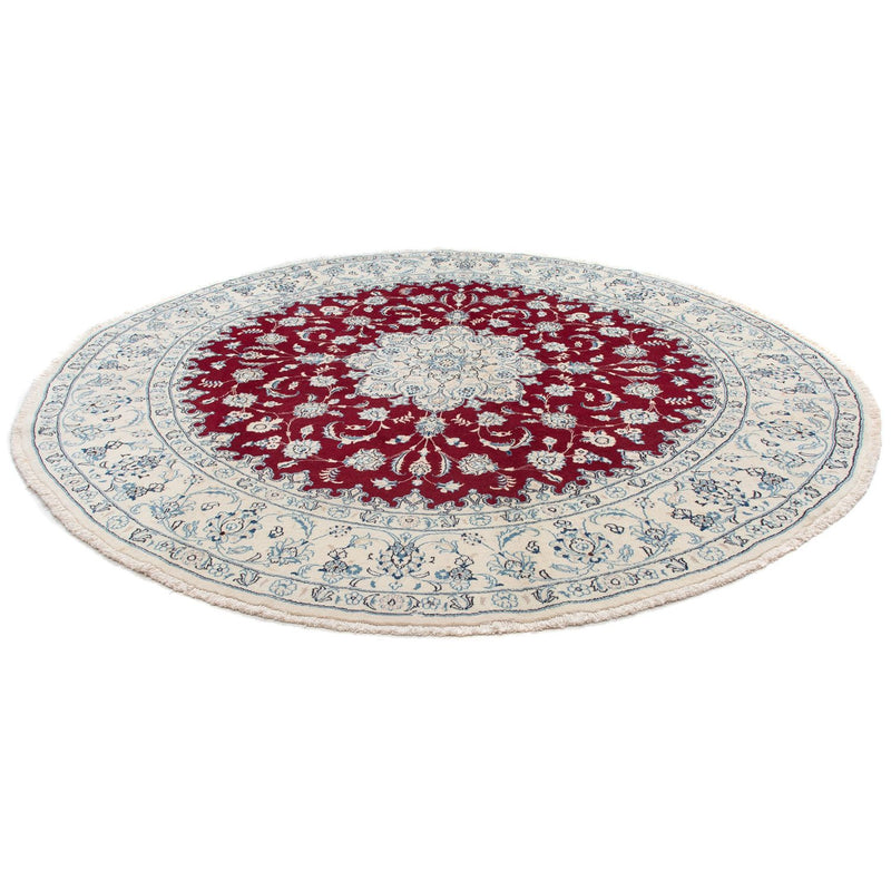 Tappeto Persero - Nain rotondo  - 290 x 290 cm - rosso scuro