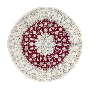 Tappeto Persero - Nain rotondo  - 250 x 250 cm - rosso scuro