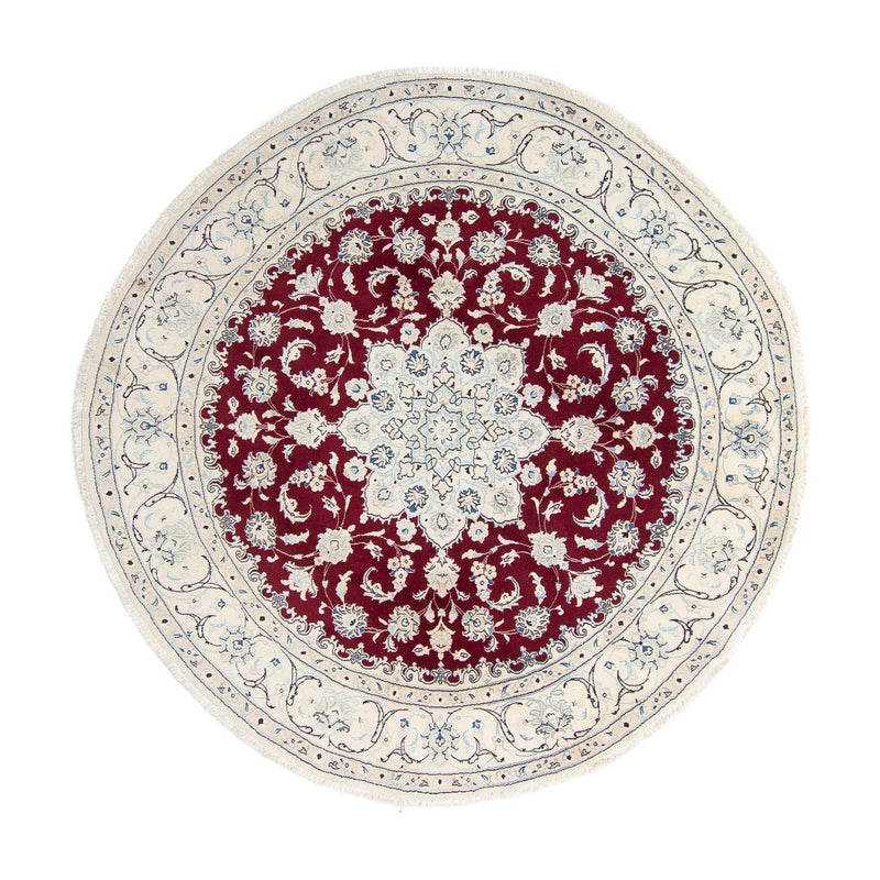 Tappeto Persero - Nain rotondo  - 250 x 250 cm - rosso scuro