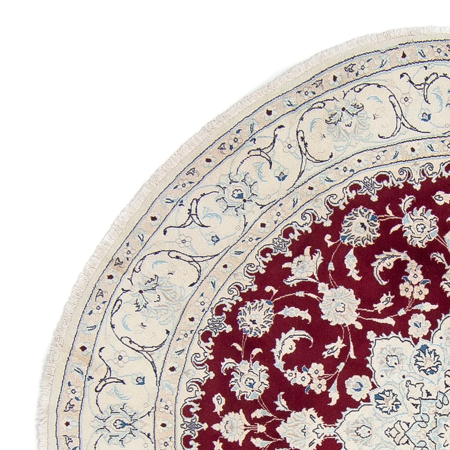 Tappeto Persero - Nain rotondo  - 250 x 250 cm - rosso scuro