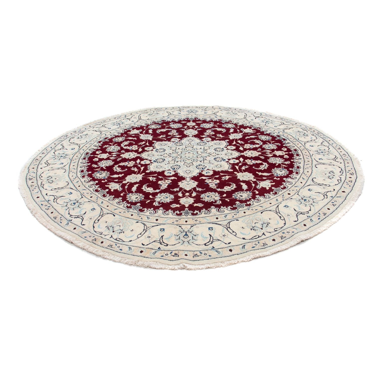 Tappeto Persero - Nain rotondo  - 250 x 250 cm - rosso scuro