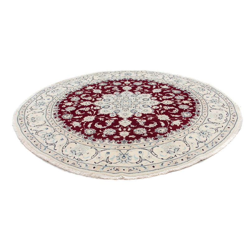 Tappeto Persero - Nain rotondo  - 250 x 250 cm - rosso scuro