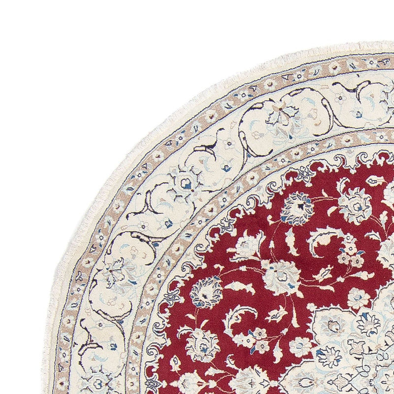Tappeto Persero - Nain rotondo  - 245 x 245 cm - rosso scuro