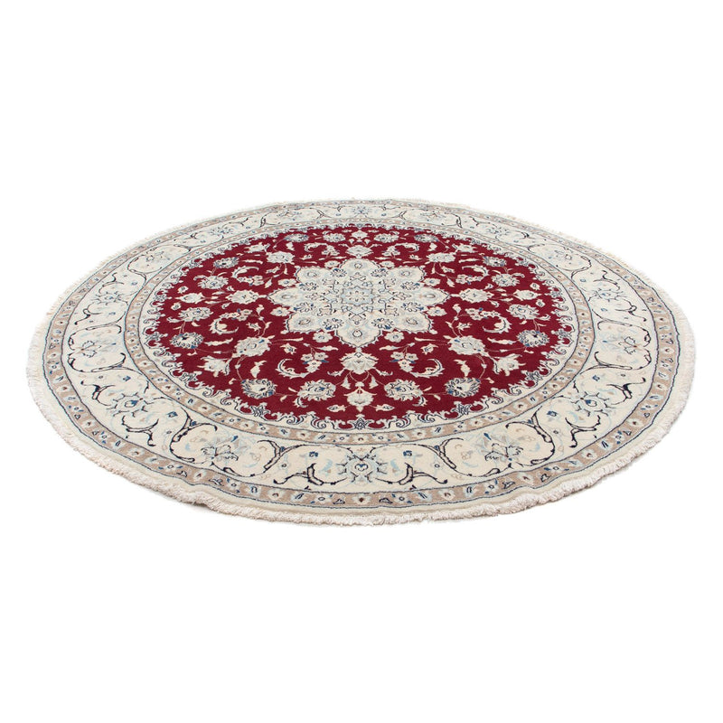 Tappeto Persero - Nain rotondo  - 245 x 245 cm - rosso scuro