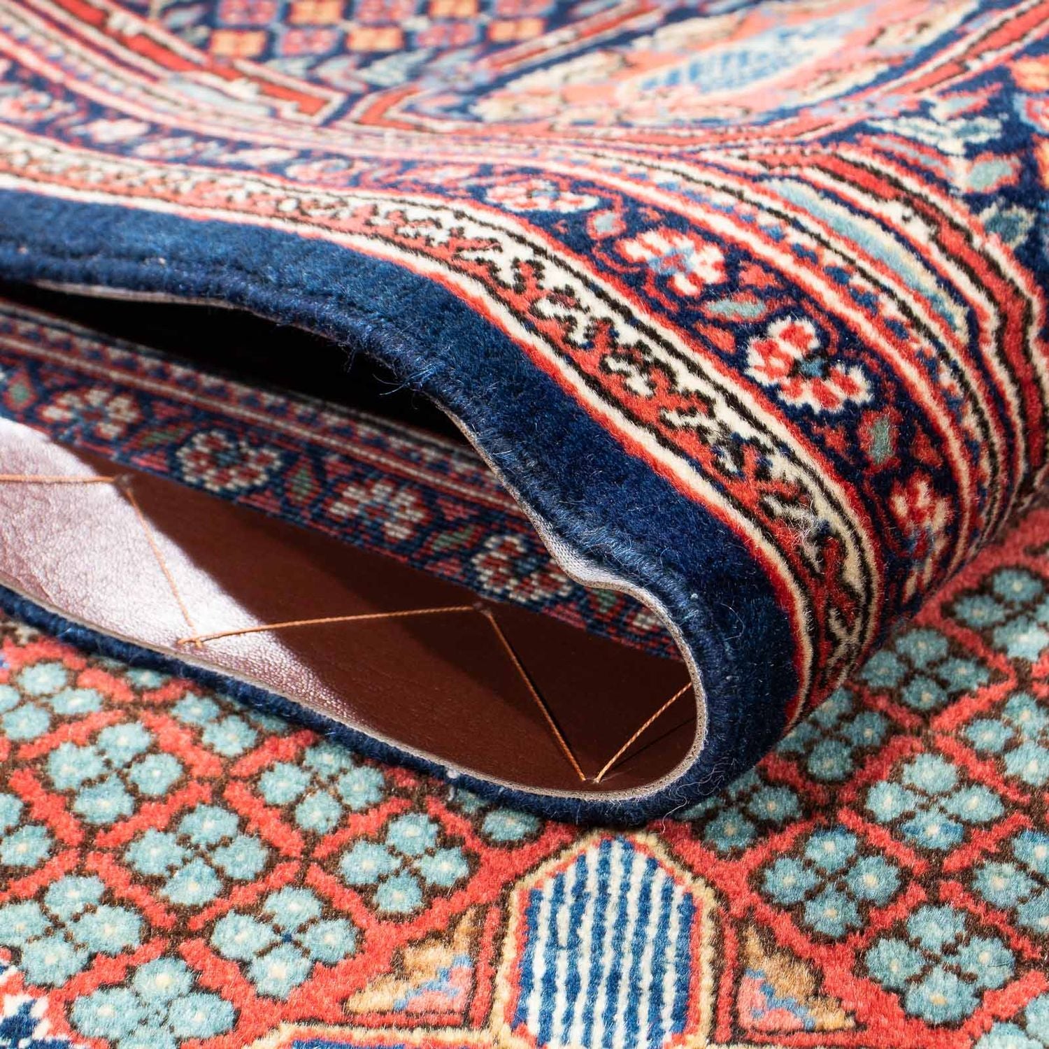 Tappeto Persero - Keshan - 206 x 132 cm - marrone
