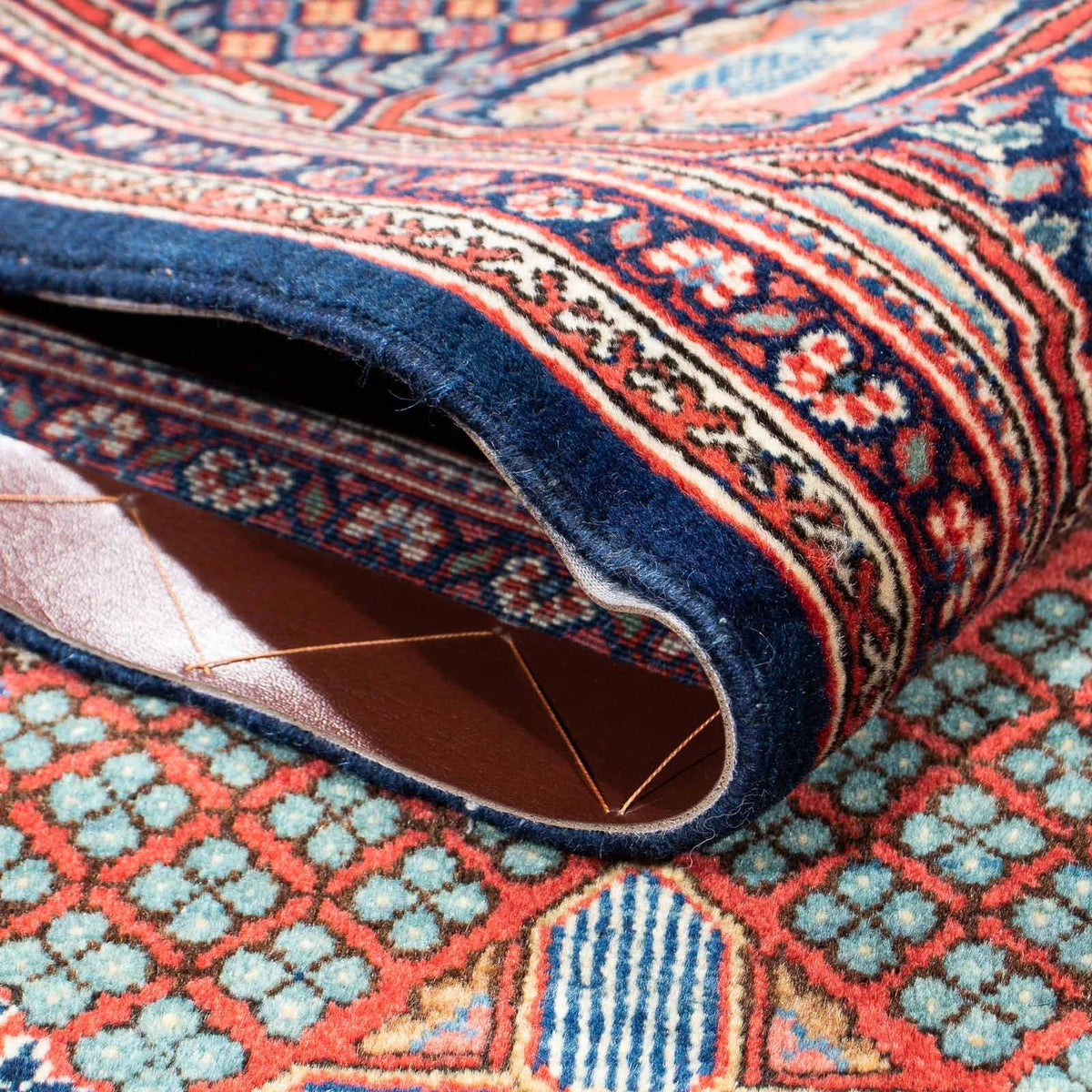 Tappeto Persero - Keshan - 206 x 132 cm - marrone