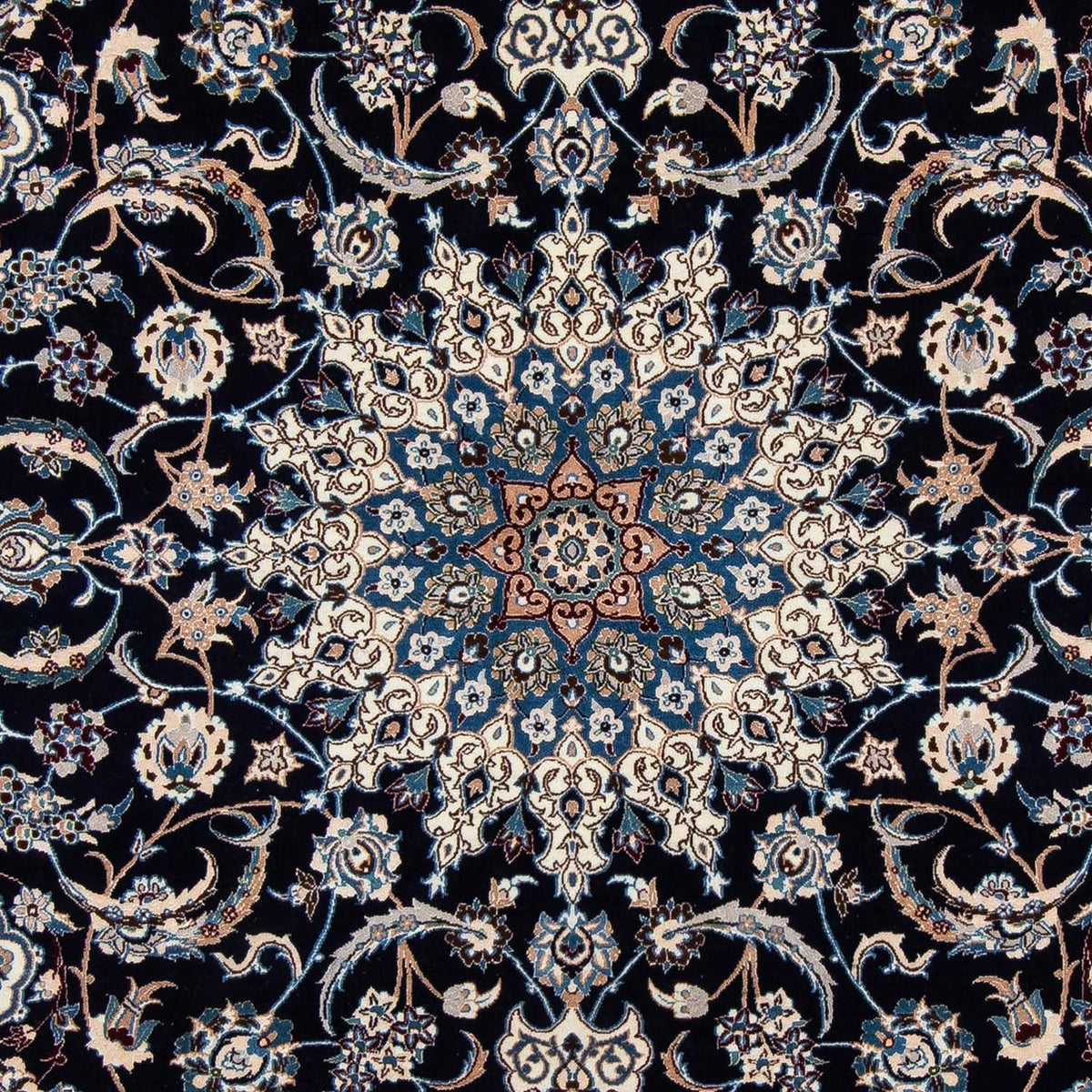 Tappeto Persero - Nain - Reale - 302 x 203 cm - nero