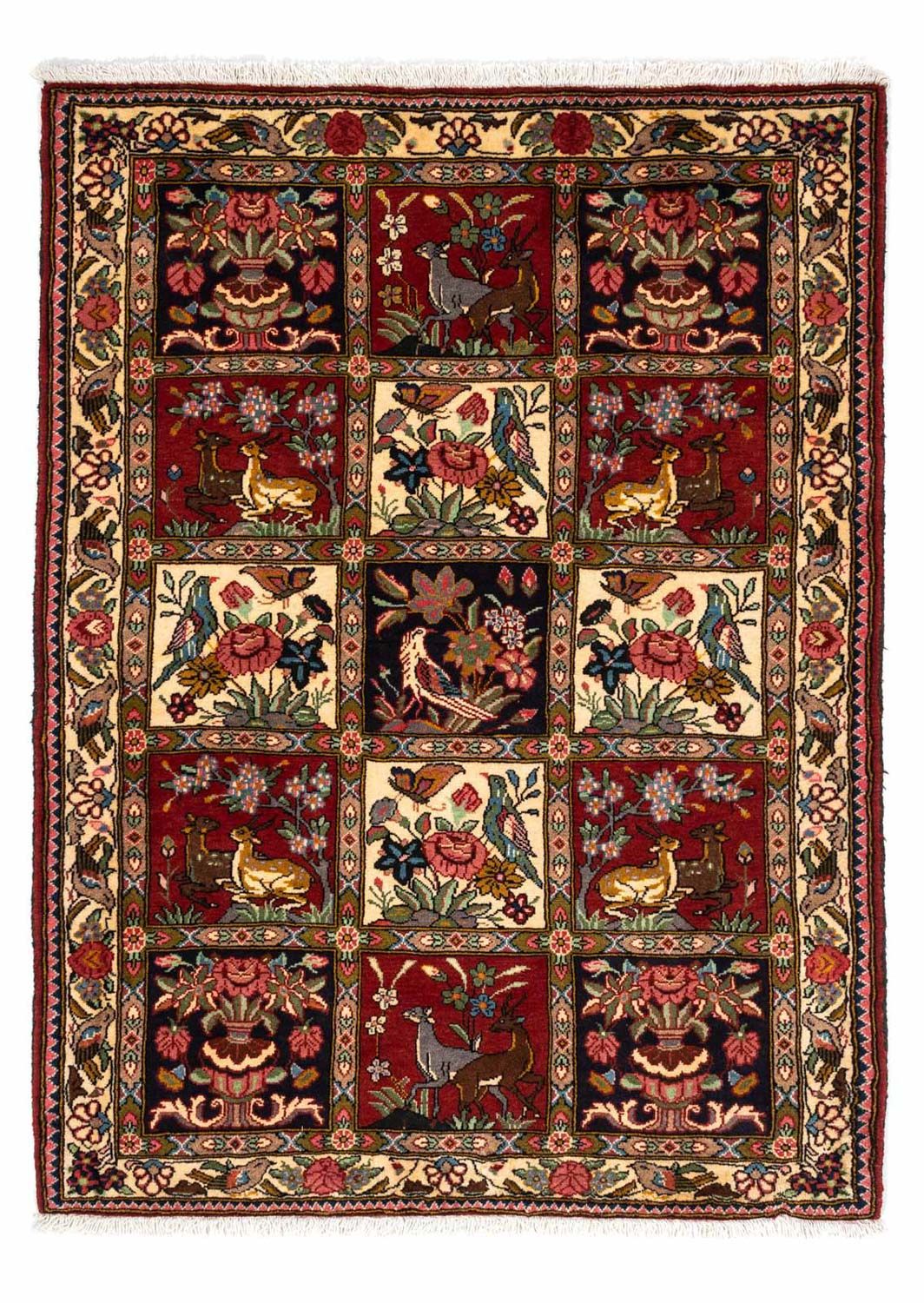 Tappeto Persero - Nomade - 164 x 111 cm - rosso scuro