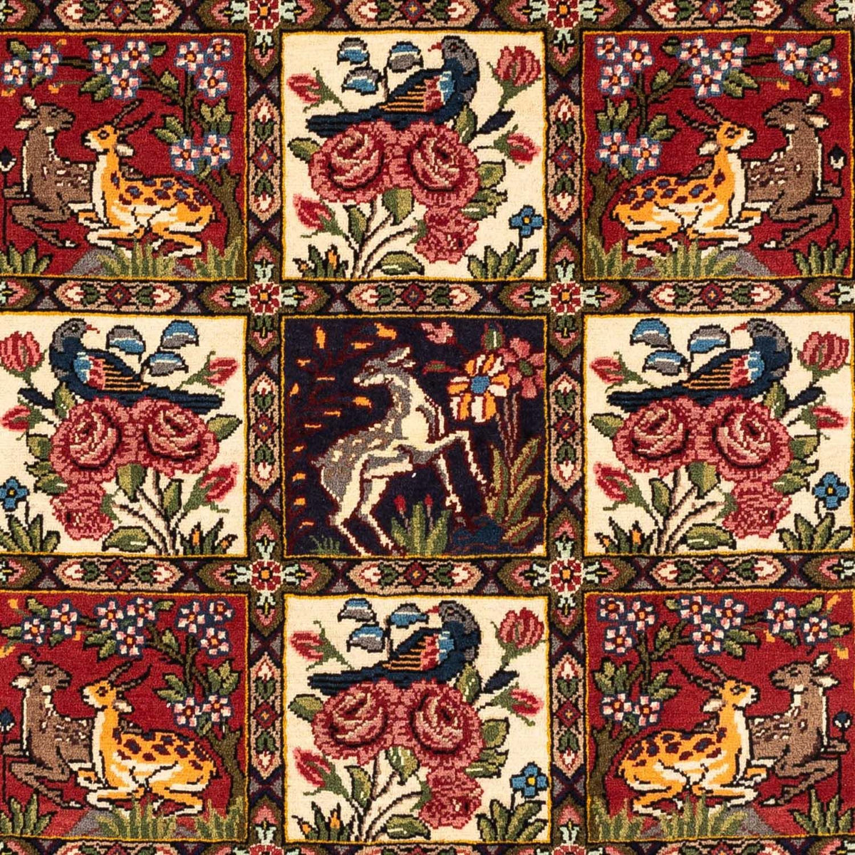 Tappeto Persero - Nomade - 154 x 106 cm - rosso scuro