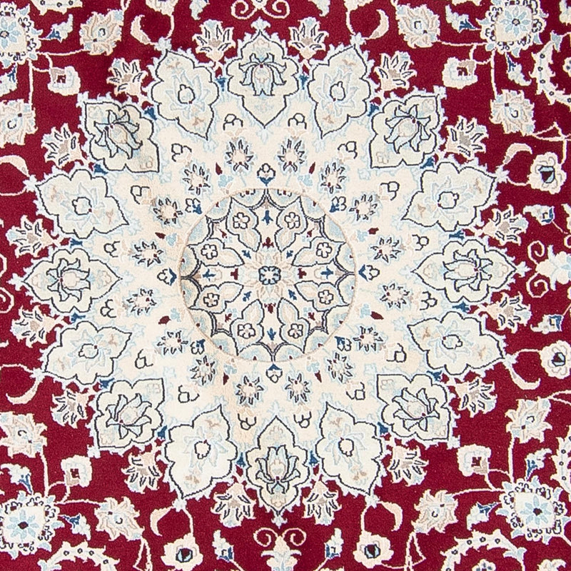 Tappeto Persero - Nain rotondo  - 295 x 295 cm - rosso scuro