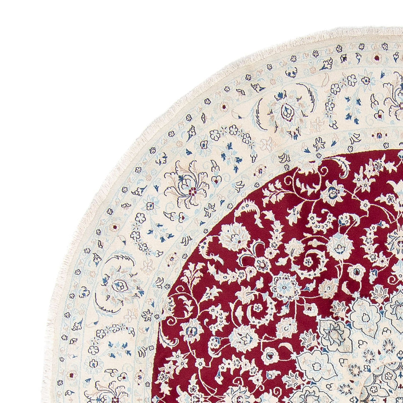 Tappeto Persero - Nain rotondo  - 295 x 295 cm - rosso scuro