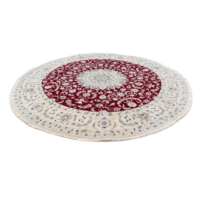 Tappeto Persero - Nain rotondo  - 295 x 295 cm - rosso scuro