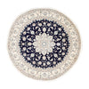 Nain Tappeto 243x243cm - Tappeto persiano - Rotondo / Blu scuro / 243 x 243 cm Rotondo