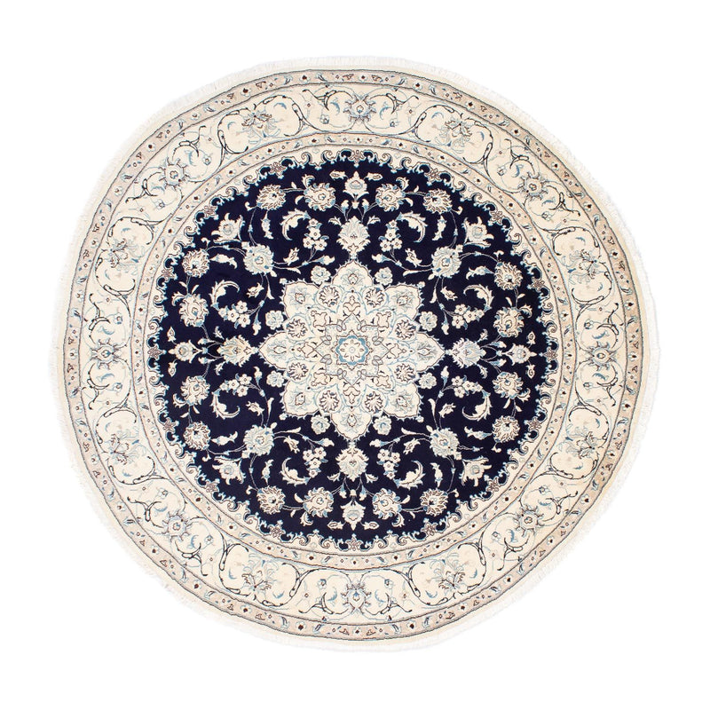 Tappeto Persero - Nain rotondo  - 243 x 243 cm - blu scuro