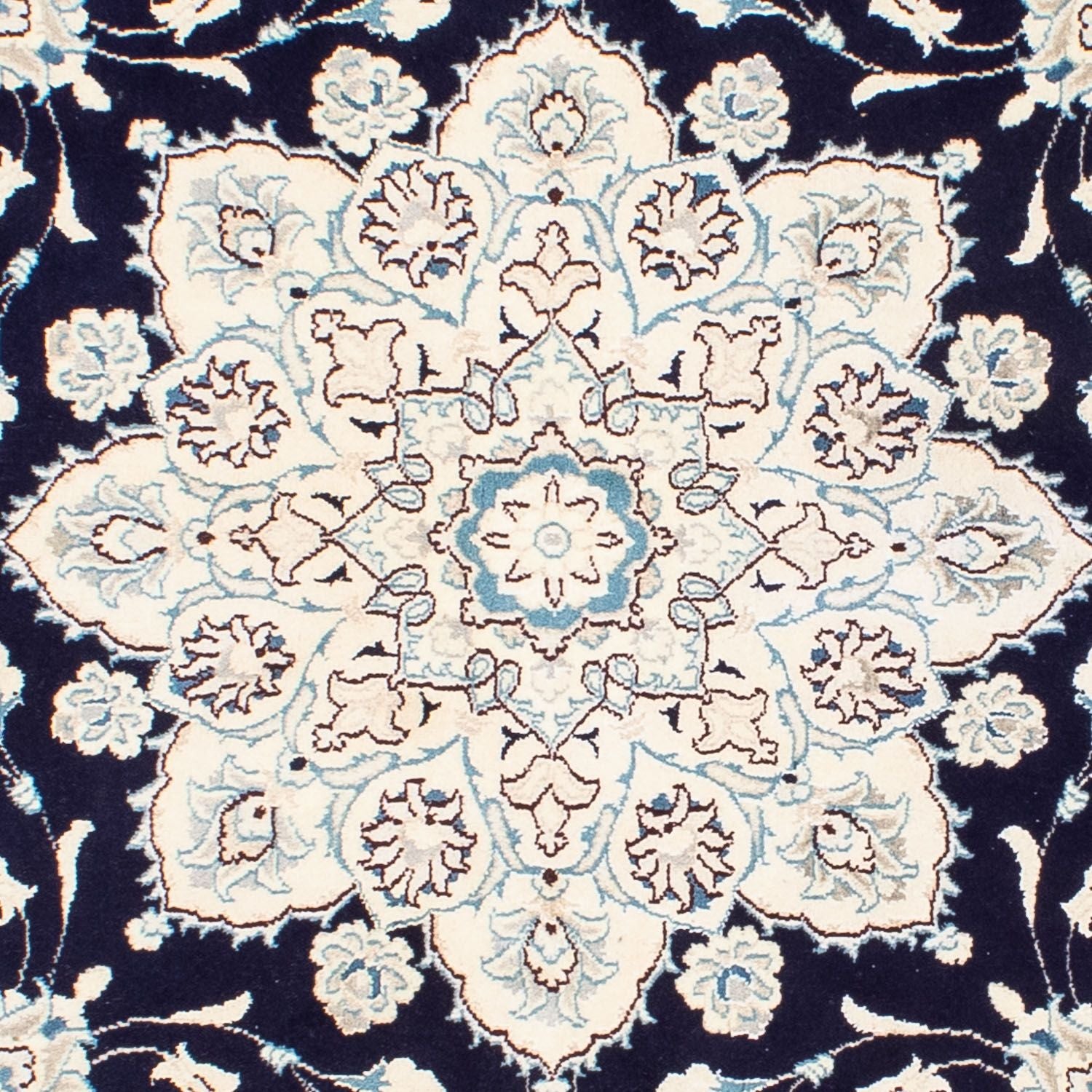 Tappeto Persero - Nain rotondo  - 243 x 243 cm - blu scuro