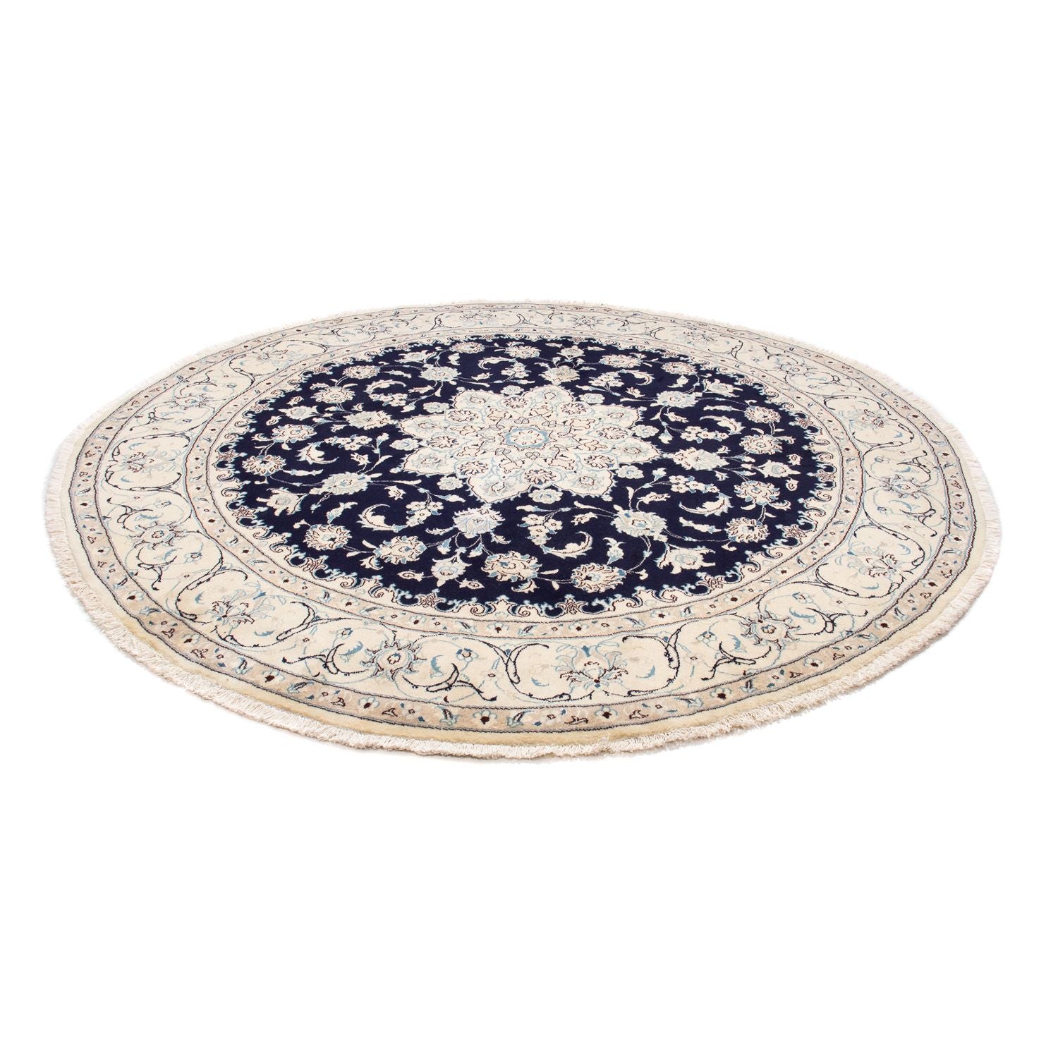 Tappeto Persero - Nain rotondo  - 243 x 243 cm - blu scuro
