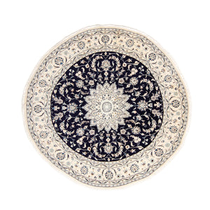 Tappeto Persero - Nain rotondo  - 243 x 243 cm - blu scuro