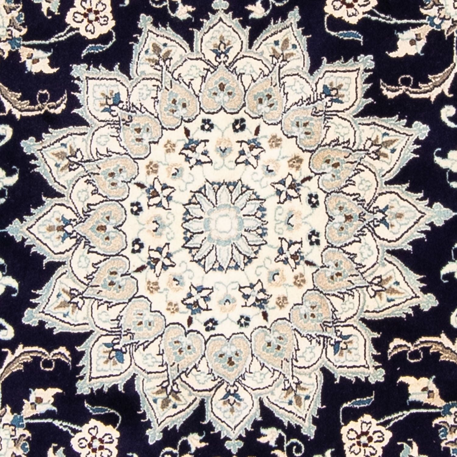 Tappeto Persero - Nain rotondo  - 243 x 243 cm - blu scuro