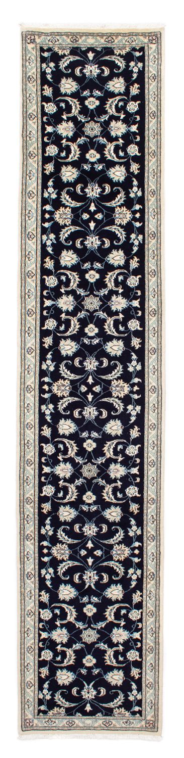 Tappeto corsia Tappeto Persero - Nain - 400 x 77 cm - blu scuro