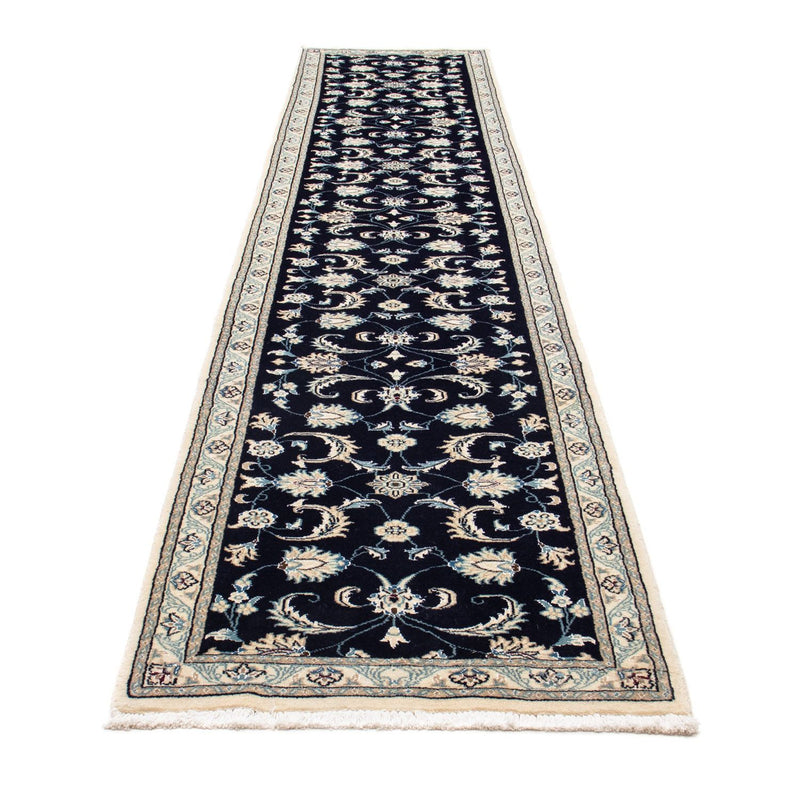 Tappeto corsia Tappeto Persero - Nain - 400 x 77 cm - blu scuro