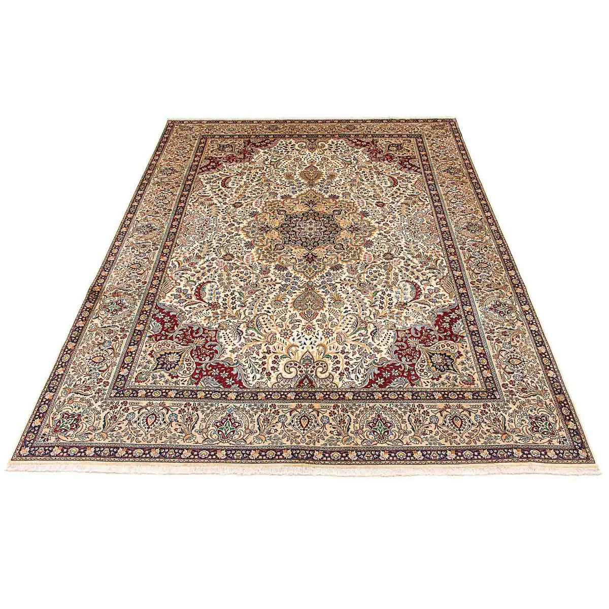 Tappeto Persero - Tabriz - Reale - 392 x 303 cm - beige